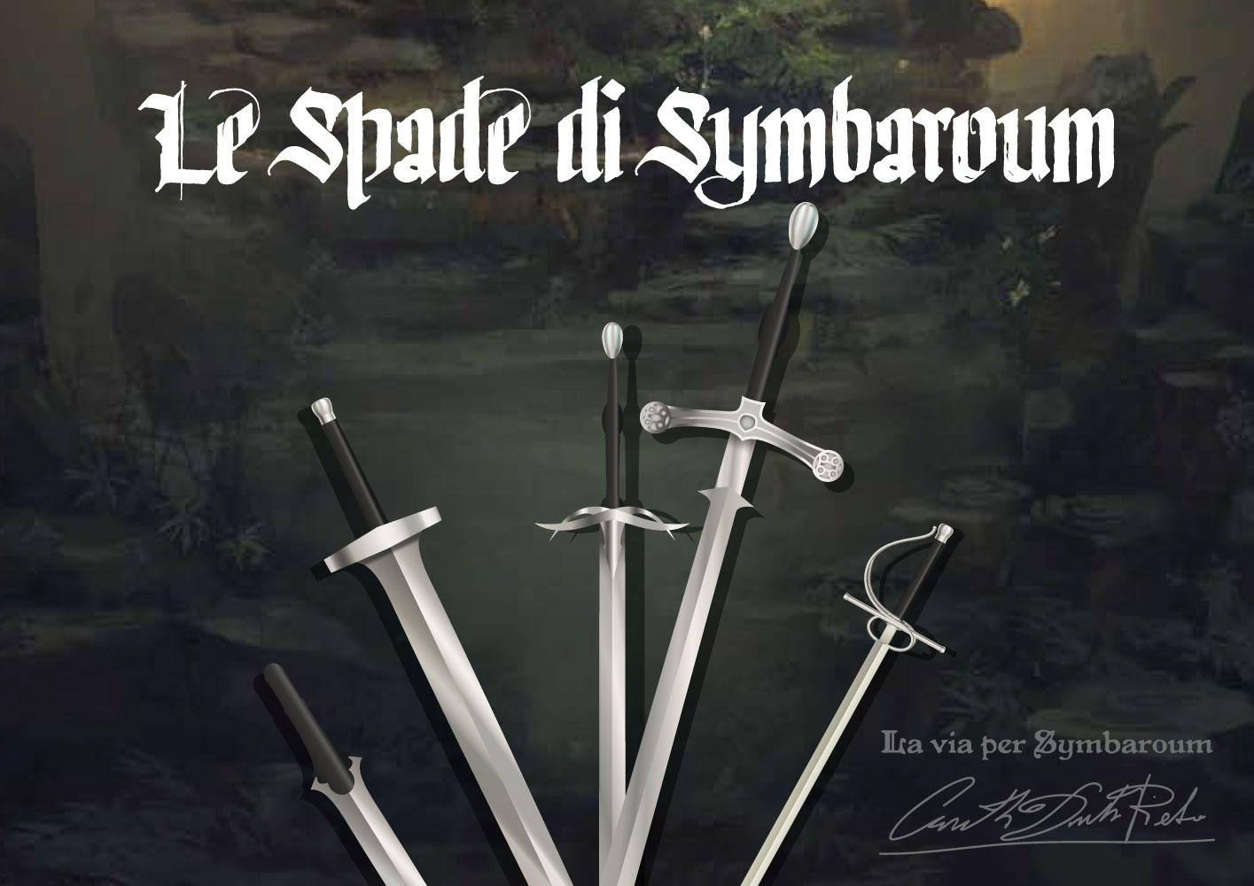 Immagini di spade del gioco di ruolo Symbaroum