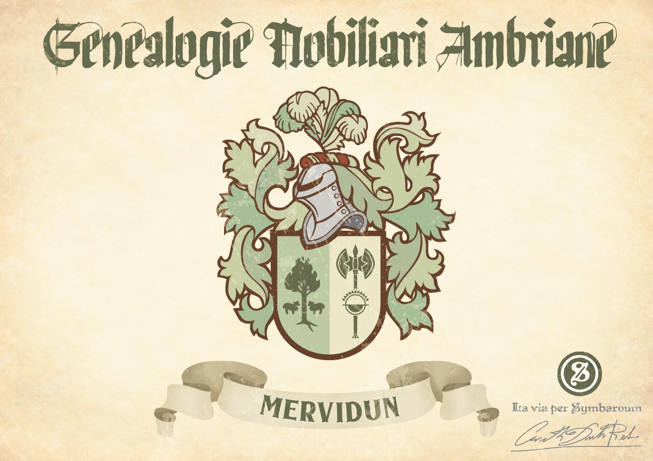 Geneaologia nobiliare Ambriana del Mervidun
